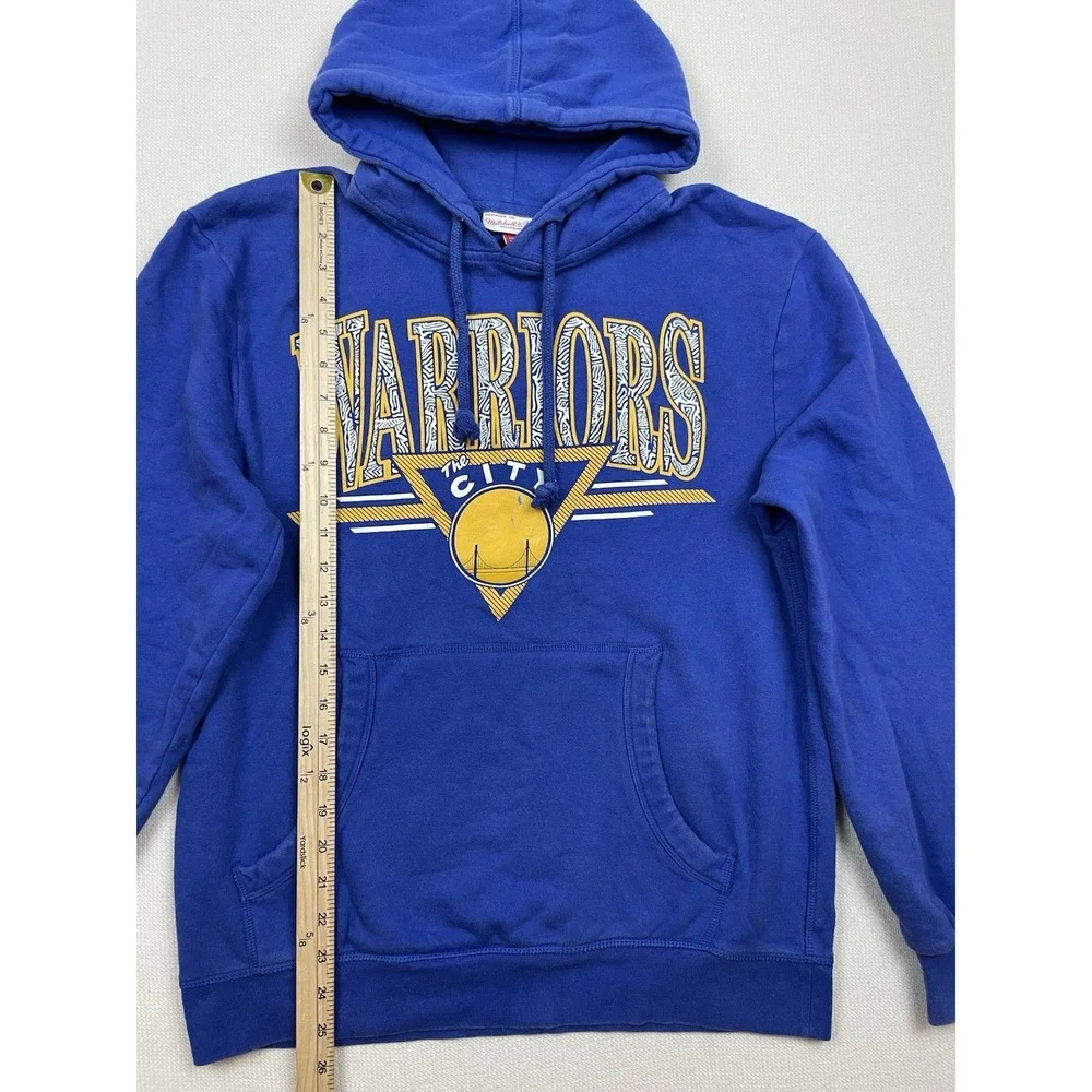 Golden‎ State Warriors Hoodie Men's Medium The City NBA Mitchell Ness Sweatshirt